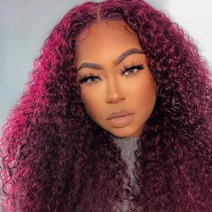 Jerry Curly Lace Front Wig