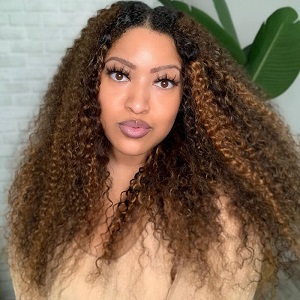 Jerry Curly Ginger Lace Wigs