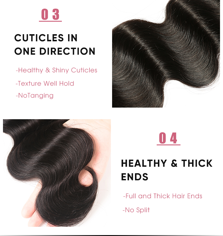 3 Bundles Body Wave Weave Virgin Hair Body Wave 3 Pcs Cheap Hair Bundles