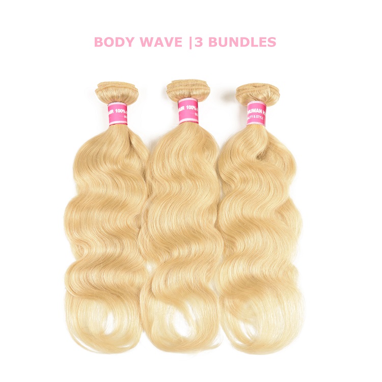 3 Bundles Human Hair 613 Body Wave Weave