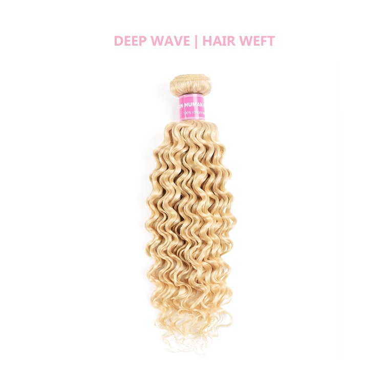 Brazilian Deep Wave 613 Hair Bundles Deep Wave Weave 613 Human Hair