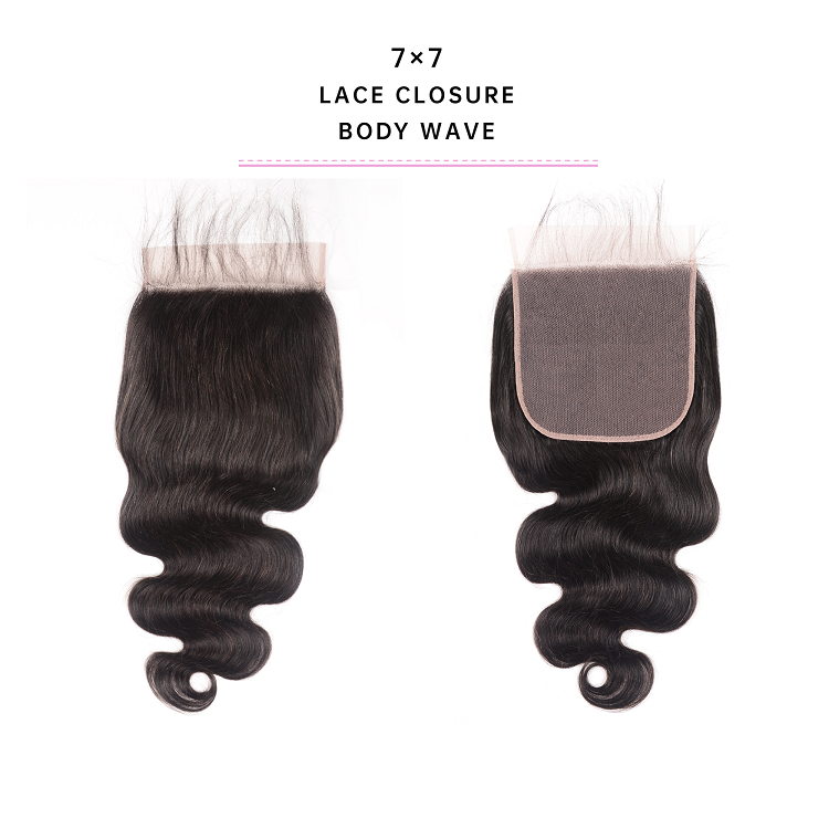 Body Wave 7x7 Lace Closure With Baby Hair