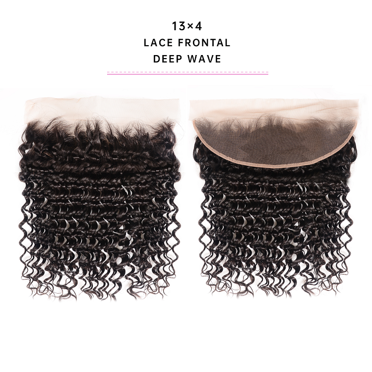 Remy Hair Deep Wave 13x4 Lace Frontal