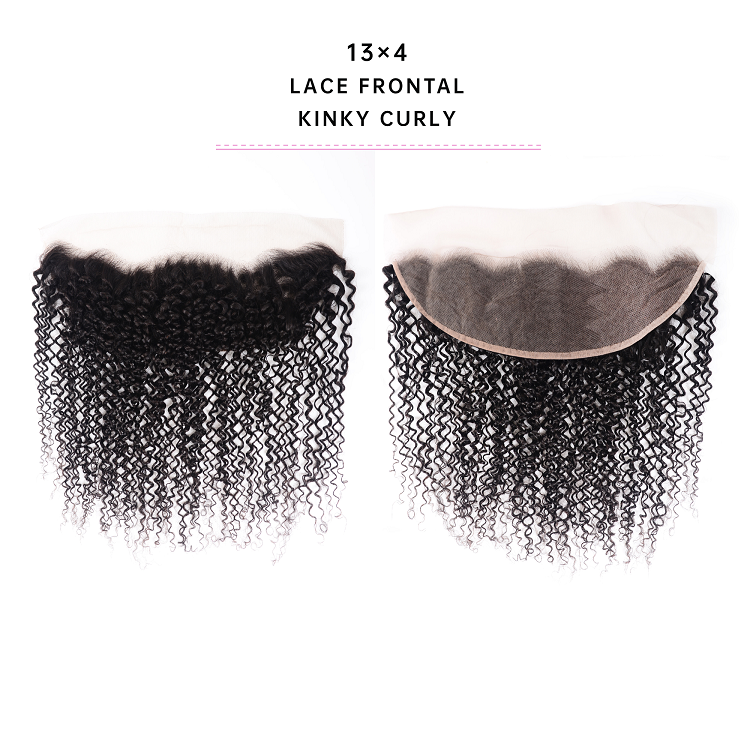 Human Hair Kinky Curly 13x4 Lace Frontal Kinky Curly Hair 13x4 Lace Frontal