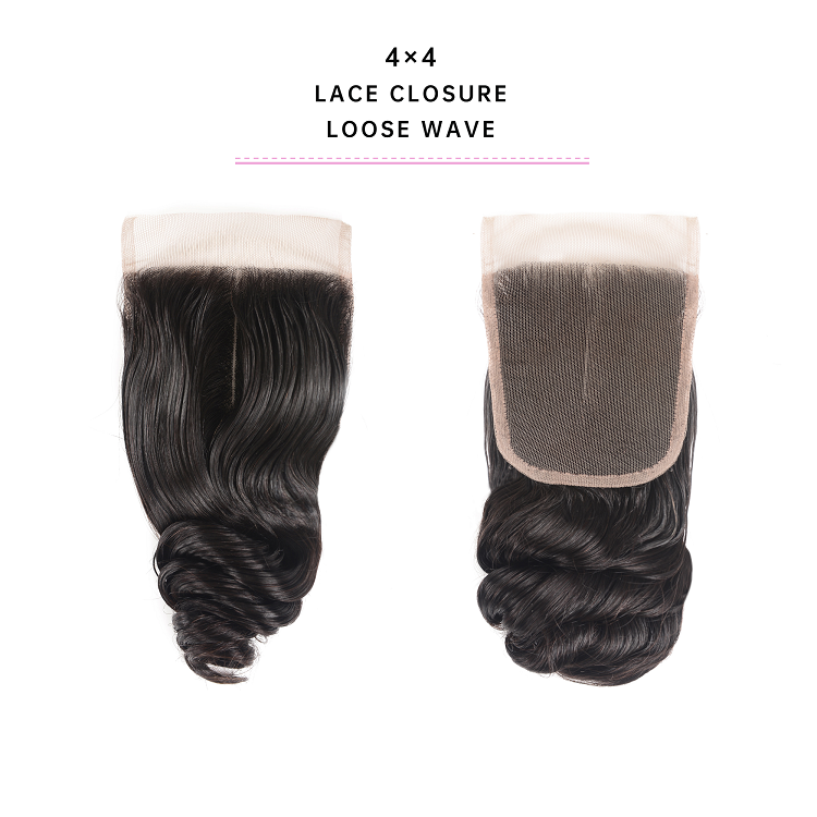 Loose Wave 4x4 Lace Closure Loose Wave Human Hair 4x4 Lace Closure