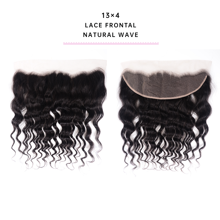 Natural Wave Virgin Hair 13x4 Lace Frontal