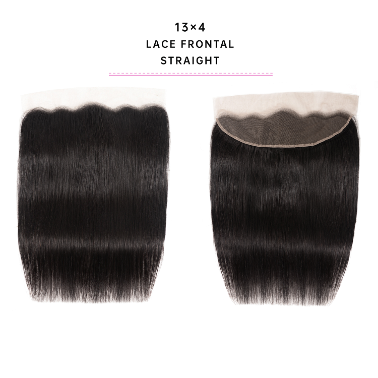 Straight Virgin Hair 13x4 Lace Frontal Brazilian 13x4 Lace Frontal With Baby Hair