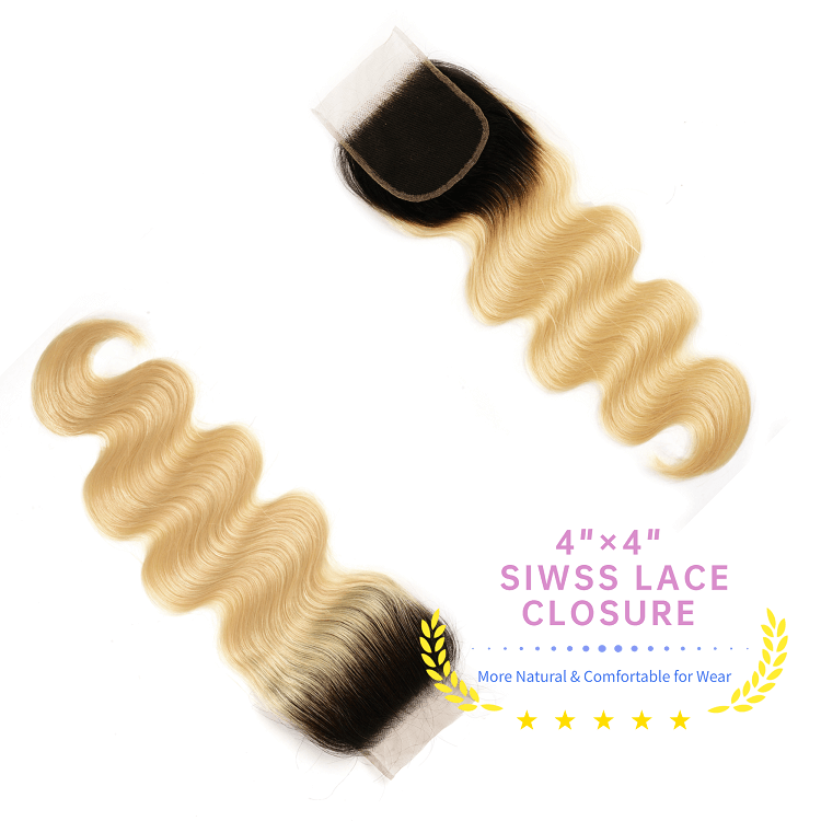 4 Bundles Human Hair With 4x4 Lace Closure Body Wave Virgin Hair 4 Bundles With 4x4 Lace Closure