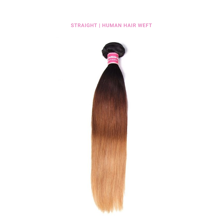 Brazilian T1B/4/27 Ombre Straight Hair Bundles Straight Weave Human Hair T1B/4/27 Ombre