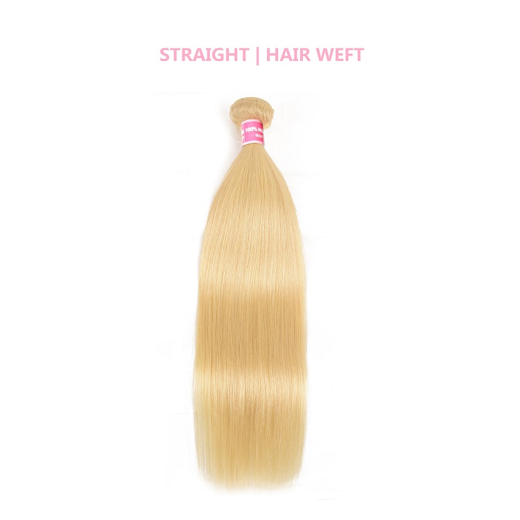 Straight bundles 613 human hair Human Hair 613 Straight weave