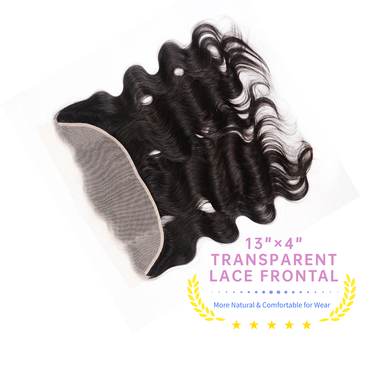 Brazilian Body Wave Bundles With Transparent Frontal Brazilian Body Wave With 13x4 Transparent Lace Frontal
