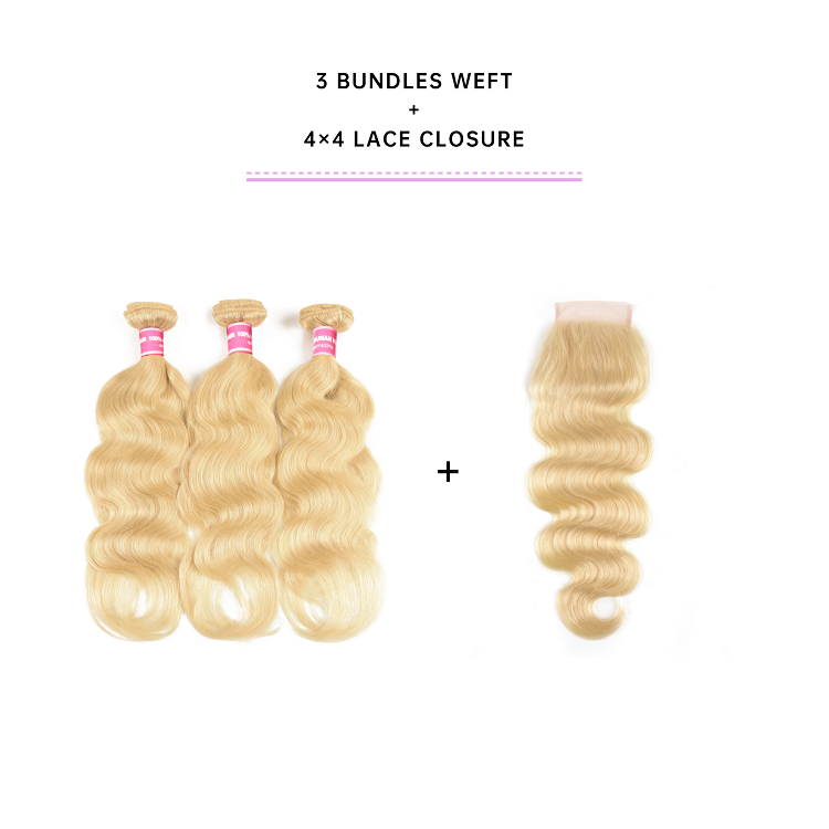 Brazilian Body Wave Bundles With Closure 4x4 Inch 3 Bundles Virgin Hair With Lace Closure 4x4 Inch