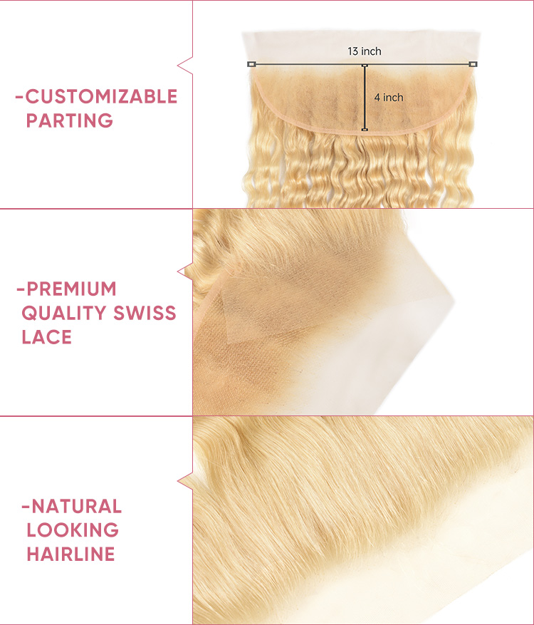 613 Deep Wave Bundles With 13x4 Frontal