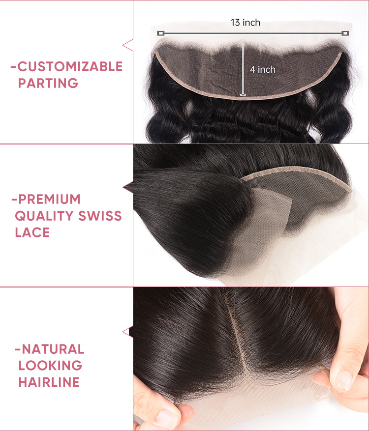 Brazilian Hair Natural Wave Bundles With Frontal Brazilian Natural Wave Bundles With Frontal
