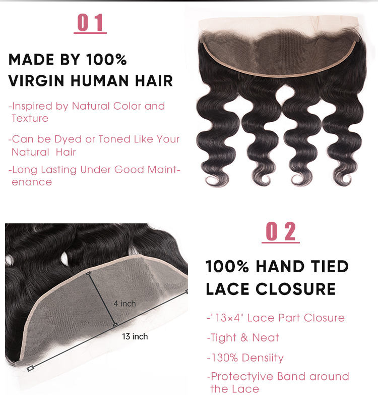 Body Wave Virgin Hair 13x4 Lace Frontal Body Wave 13x4 Lace Frontal With Baby Hair