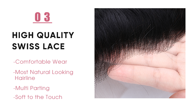 Jerry Curly 5x5 Lace Frontal Closure With Baby Hair