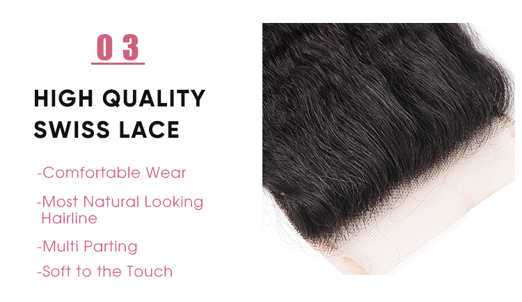Virgin Hair Kinky Straight 4x4 Lace Closure Kinky Straight Human Hair 4x4 Lace Closure