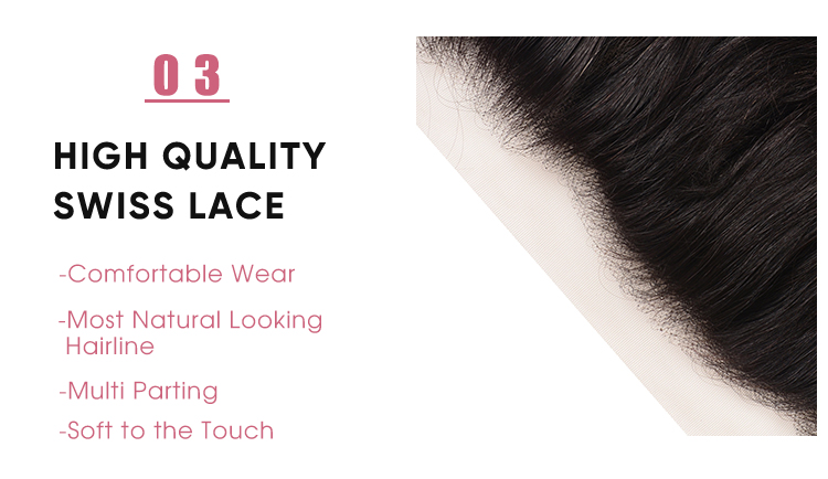 Brazilian Loose Wave 13x4 Lace Frontal Closure