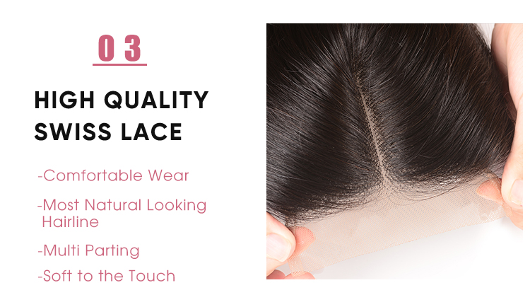 Human Hair Loose Wave 4x4 Lace Closure Brazilian Virgin Hair 4x4 Lace Closure