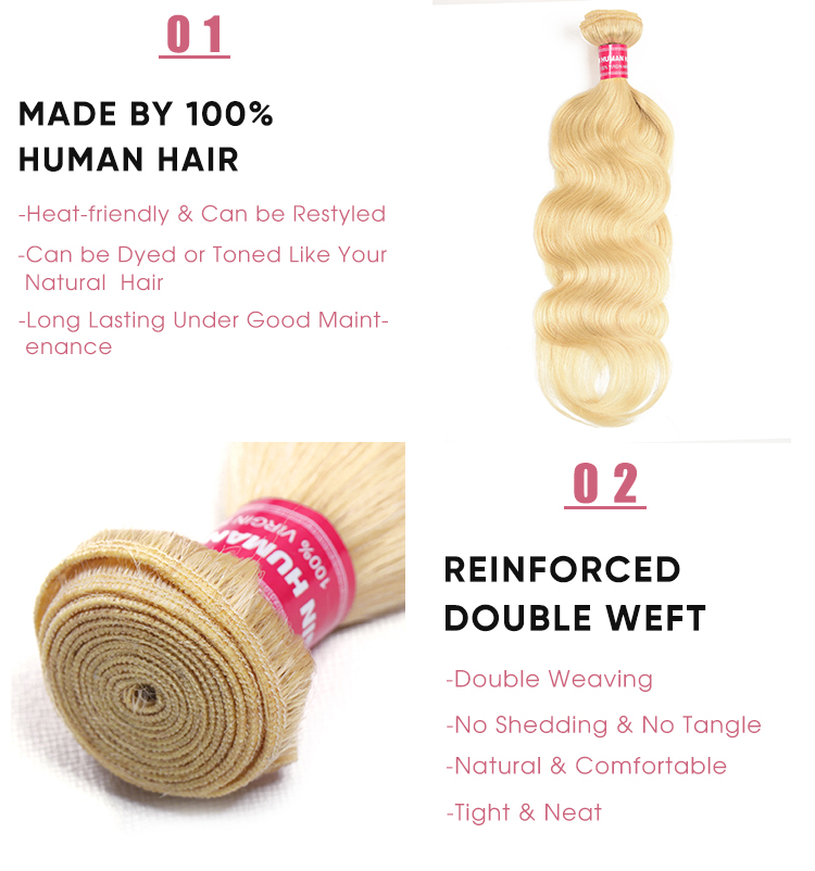 4 Bundles Body Wave 100 Human Hair Weave