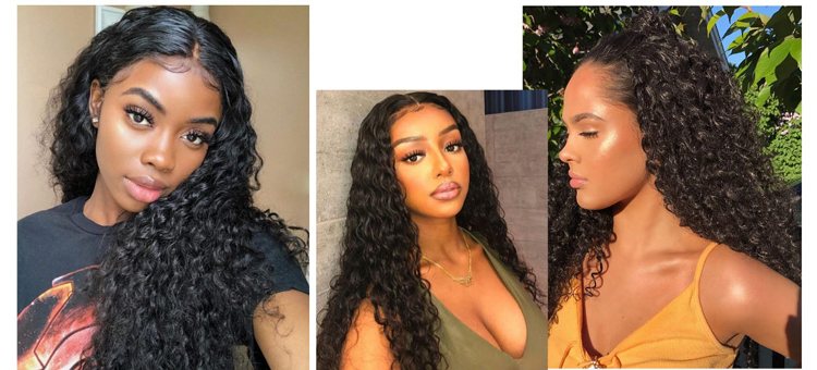 Brazilian 3 Pcs Deep Wave Hair Bundles Deep Wave 3 Bundles Human Hair Weave