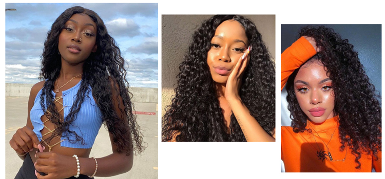 Brazilian 3 Pcs Deep Wave Hair Bundles Deep Wave 3 Bundles Human Hair Weave